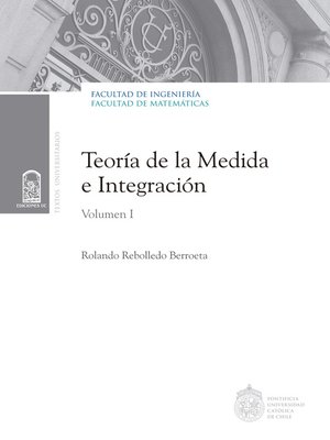 cover image of Teoría de la medida e integración